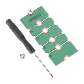 sourcing map 3Pcs M2+ M.2 NGFF/NVME Length Extend Adapter 2230, 2242, 2260, 2280 Multipurpose SSD Extension Bracket Card Plate PCB Board for PC Computer Case Green