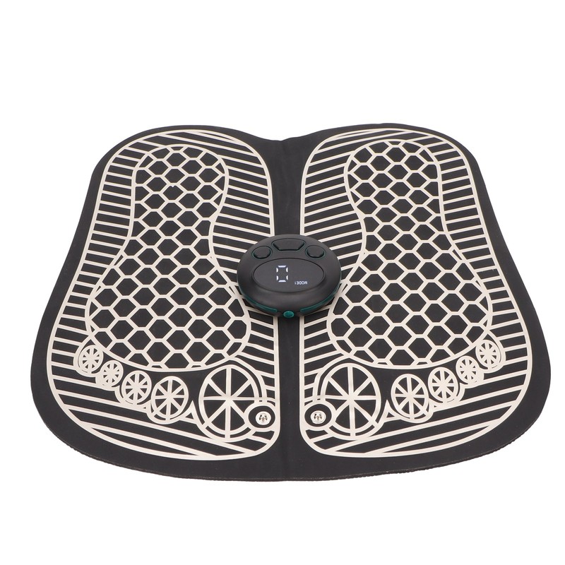 Electric Foot Massage Pad Heating Micro Current Folding Portable USB