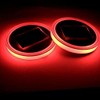Riloer Pack of 2 LED Car Drink Holder Mat Interior