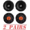 JBL 4)JBL Stage1621 6.5" 175W 2-Way Car Audio Coaxial Speakers