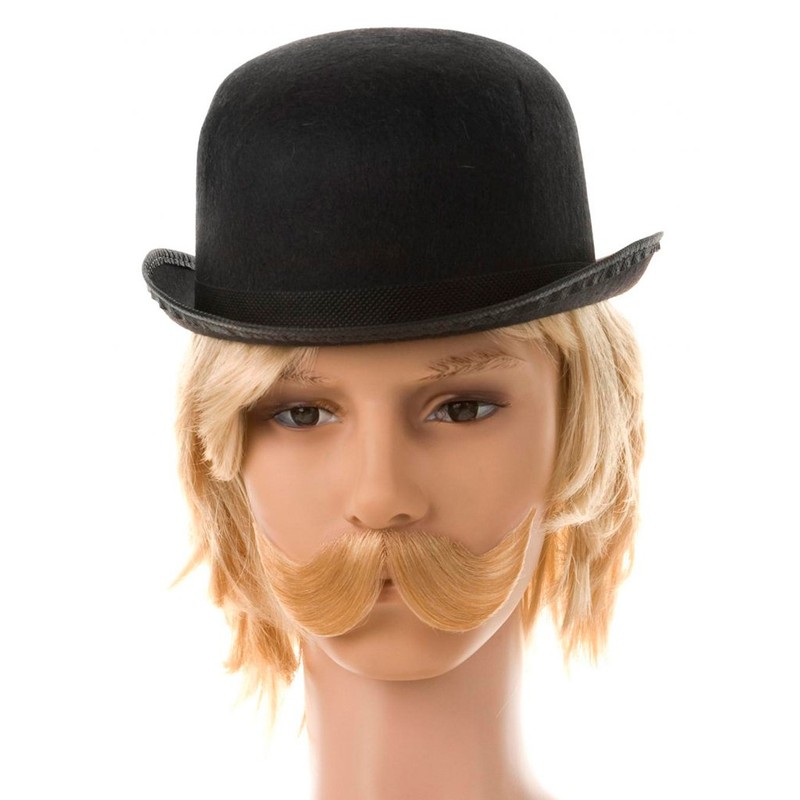 Real Hair Moustache, big, blond