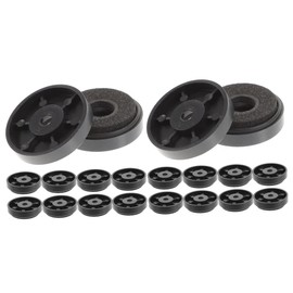 SUPVOX 20pcs Speaker Isolation Feet Round Base Mat for Amplifiers and Speakers Dampening Pads Reduces Noise and Bass Temperature Resistance