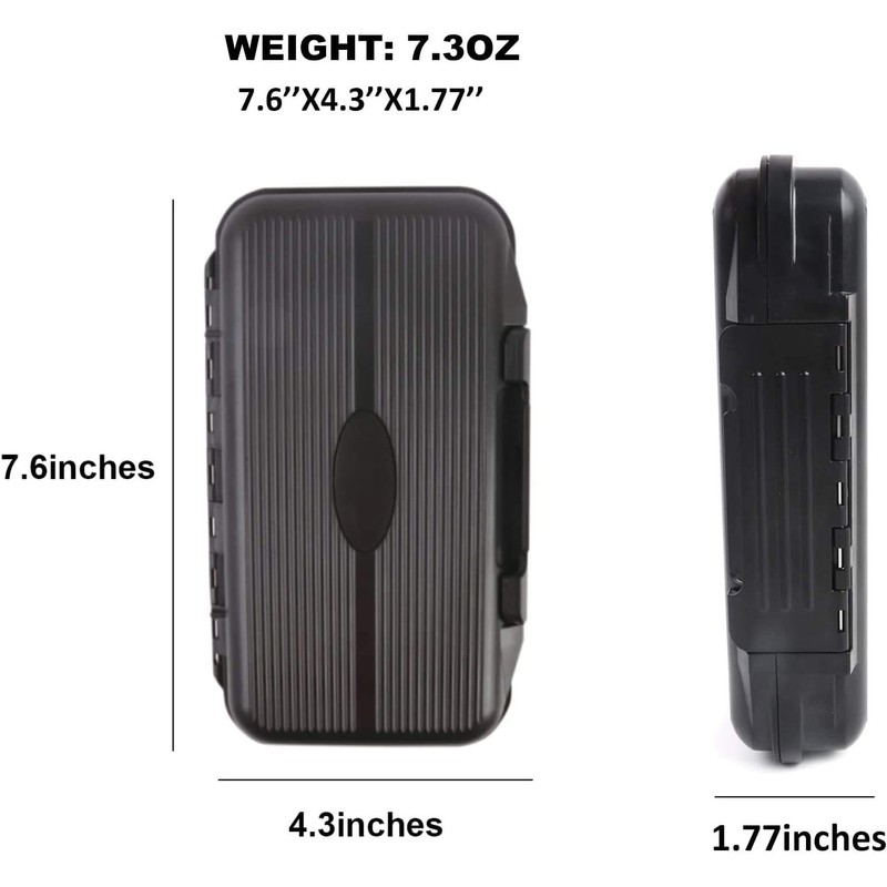 Maxcatch Streamer Waterproof Fly Fishing Box Double Sided Waterproof Jig