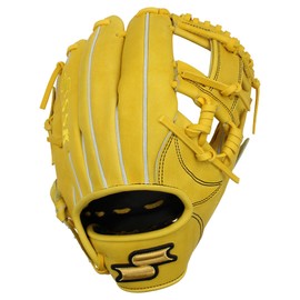 SSK Z7 Specialist Infield Baseball Glove – 11.5” - 11.75” - 12” – 12.25” – Right & Left Hand Throw (11.75" - Right Hand Throw, Yellow Tan - I Web)