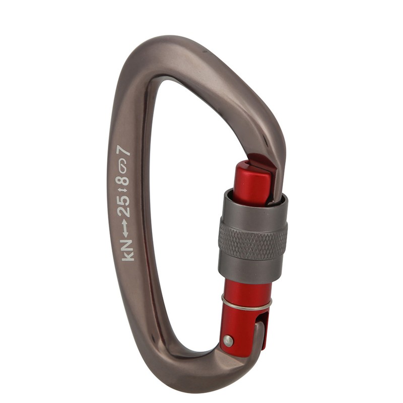 XINDA D Shape Safety Lock Connector Rock Climbing Protector Accessories