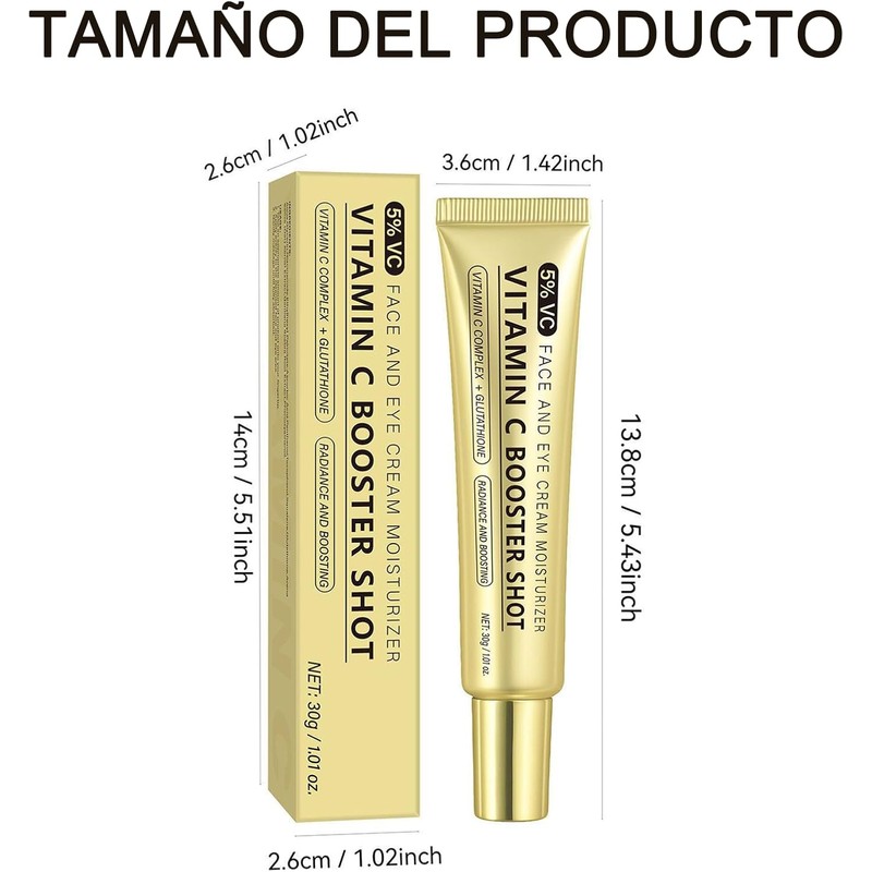 Vitamin C Booster Shot Serum con Niacinamida, Vitamina C Serum