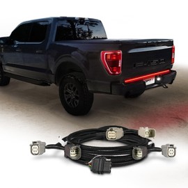 OPT7 Easy Connect Tailgate Light Bar Harness for 2021-2023 F150 with Halogen Factory Tail Lights + Blind Spot Monitors – Fits 21-23 F-150 XL/XLT/Tremor with BLIS/Backup Camera/Tow Assist Sensor