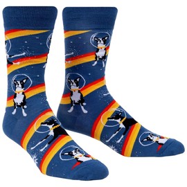 Sock It To Me Astro Puppy Men's Socks, All Over Pattern