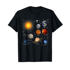 Our Solar System, Science Education,T Shirt Men, Women, Kids T-Shirt
