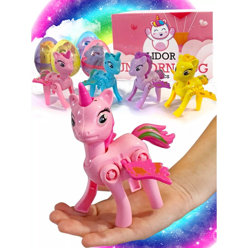 Lidor Surprise Eggs with Unicorns Rainbow Egg Kids Toys Unicorns