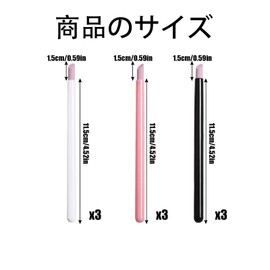 Stone Pusher, Set of 9, 3 Colors, Ceramic Pusher, Cuticle Exfoliating Pusher, Nail Care Tool, Cuticle Treatment, Nail Cuticle Care Tool