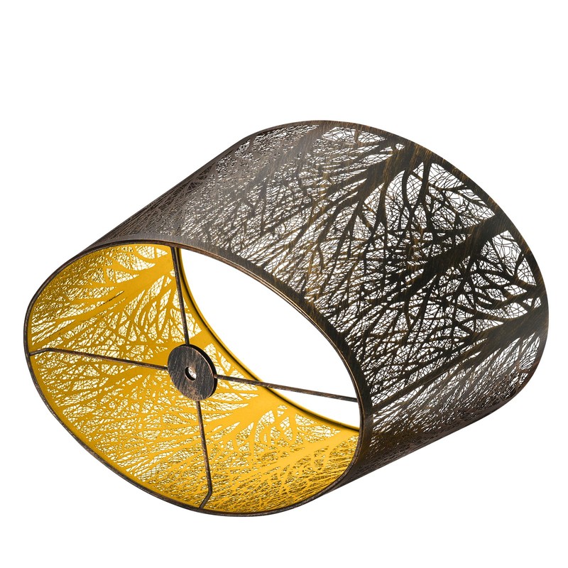 Metal Lamp Shade, Large Lampshade for Table Floor Lamps, (12×8)''