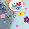 AOODUERL 24 Pieces High Quality Iron-On Patches Floral Embroidered Patches