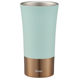 Skater STB3N-A Insulated Stainless Steel Tumbler, 10.1 fl oz (300 ml), Pale Tone, Aqua