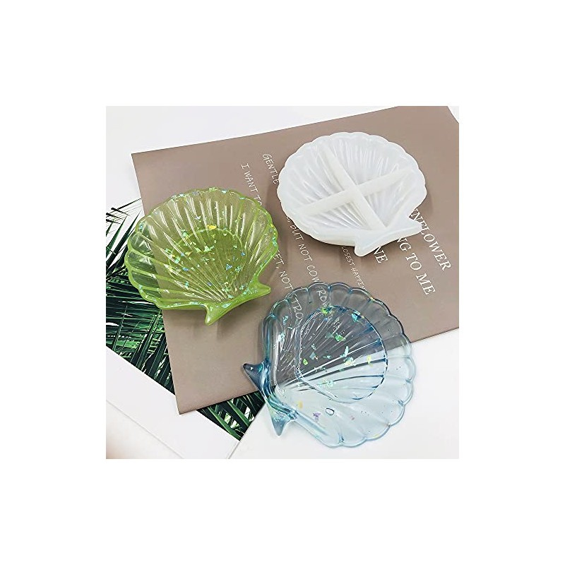 2 moldes de resina FineGood, molde de silicona para plato