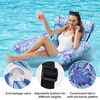 2 Pack Pool Chair Float ，Adjustable Inflatable Adult Lounge Chairs,