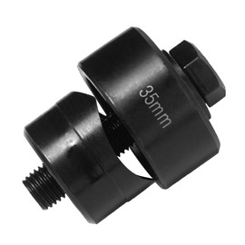 Sheet Metal Hole Punch Screw Hole Punch 35 mm Sheet Metal Punch Hole Cutter with Hex Adapter for Kitchen Faucets, Sink, Steel Plate, Stainless Steel, Metal