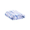 London Kaye Sardine Print King Sheet Set, Microfiber Polyester, Blue