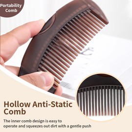 Stainless Steel Lice Comb Set of 3 Lice Comb Dandruff Comb 3 Styles Lice Comb Children, Reduces Itching, for Children, Adults and Pets for Removing Lice and Dandruff