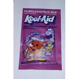 Kool-Aid Collectible, old Kool-Aid Purplesaurus Rex packet - very rare