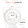 D8L 140 mm, 2 pieces scooter brake discs with 12