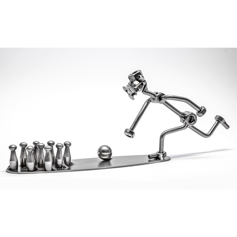 STEEMO Screw Man Bowling Bowling Gift Metal Art Decoration 31