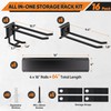 Garden Tool Organizer Wall Mount, 64 inches Tool Storage Rack