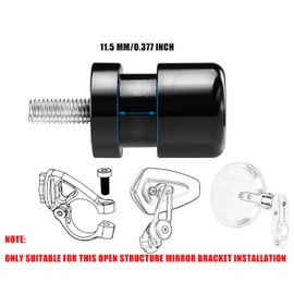 FENRIR Motorcycle Handlebar Bar End Mirror Adapter For Z1000 Z900 Z800 Z750 Z500 Z400 Z900RS Z650RS ZH2 Vulcan S Eliminator ZRX1200 ZRX1100 ZX14R ZX10R ZX6R ZX4R ZX25R ZR7 NINJA1000 NINJA400 ZZR1400