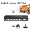 8K 60HZ HDMI Switch 4 In 1 Out with 7.1CH