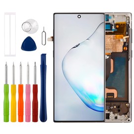 [New] Duotipa TFT Display for Galaxy Note 10 SM-N970F, SM-N970U, SM-N970U1, SM-N9700 6.3''Touch Screen Digitizer Assembly Repair Parts with Frame -No Fingerprint Function.