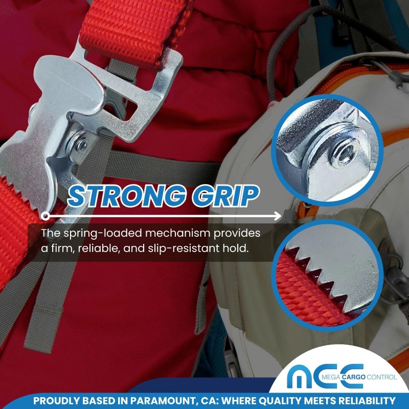 Tie 4 Safe 4 PCS 1" Zinc Plated Alligator Clip