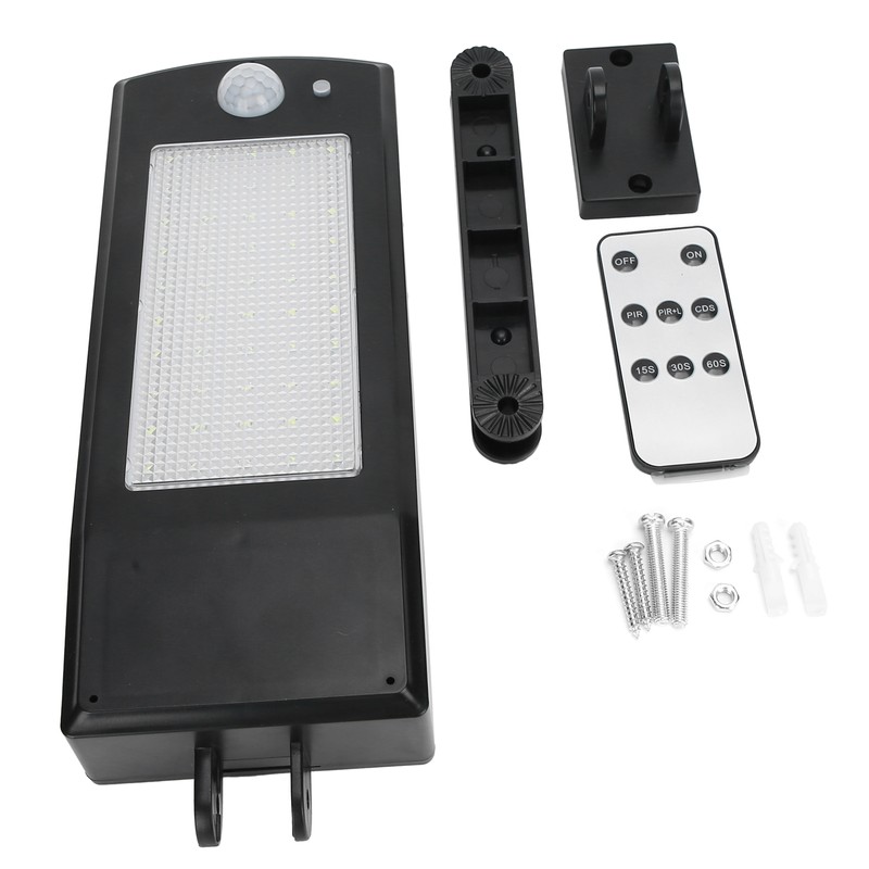 Solar Power Lamp Induction LED Wall Light with Remote Control