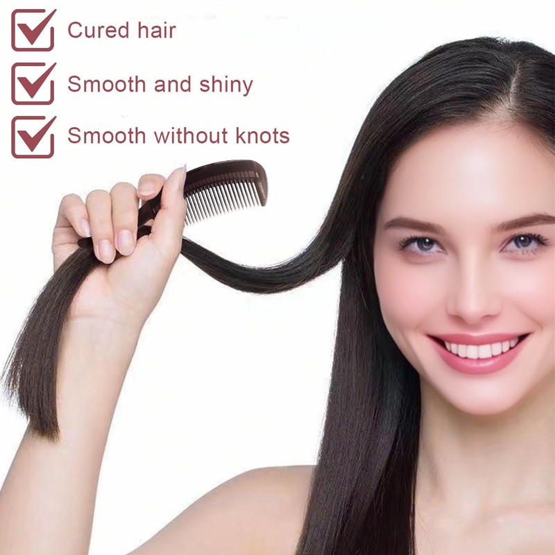 XUZOPIM 2 Pieces Dandruff Comb Massage Hair Comb Hollow Tooth