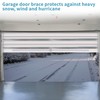 RDUIGT Heavy Duty Steel Garage Door Strut 16Ft Garage Door