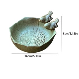Ceramic Bird Feeder,Creative Bird Feeder Bird Bowl Outdoor Garden Bird Bath Bowl,for Outdoor Garden Yard Decor