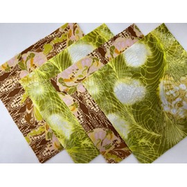 32 5" Quilting Fabric Squares Quilting Charm Pack Pre Cut Neon Garden