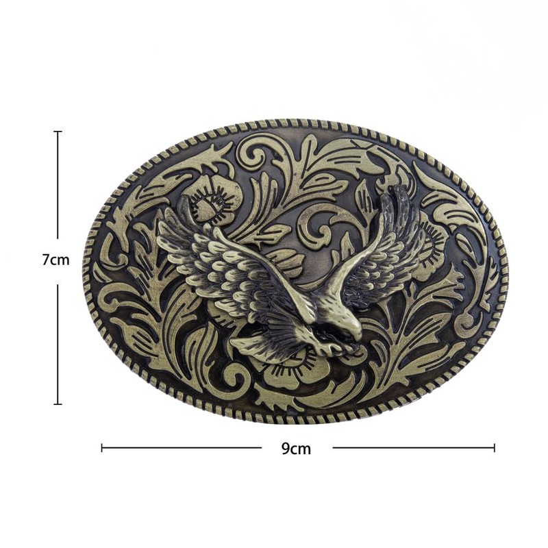 ieron Belt Buckle Repair Accessories Replacement Western Cowboy Vintage Style