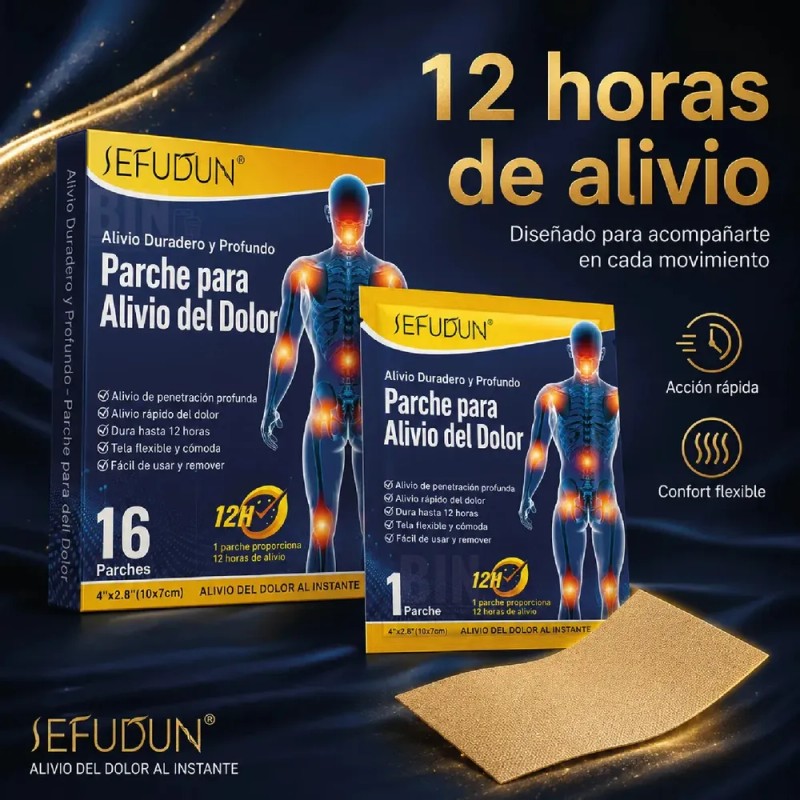 Parches Apoyo Para Alivio Del Dolor Beige