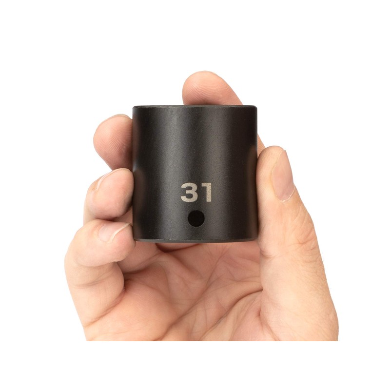 TEKTON 1/2 Inch Drive x 31 mm 6-Point Impact Socket