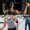 Set 5 Liga De Resistencia Fitness Bandas Elasticas Ejercicio Aidehome