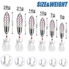 Metal Spoon Fishing Lures 10pcs Spinner Baits for Trout Bass