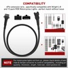 Nilight Extension Cable for Motorcycle LED Strip Lights 4PCS 2