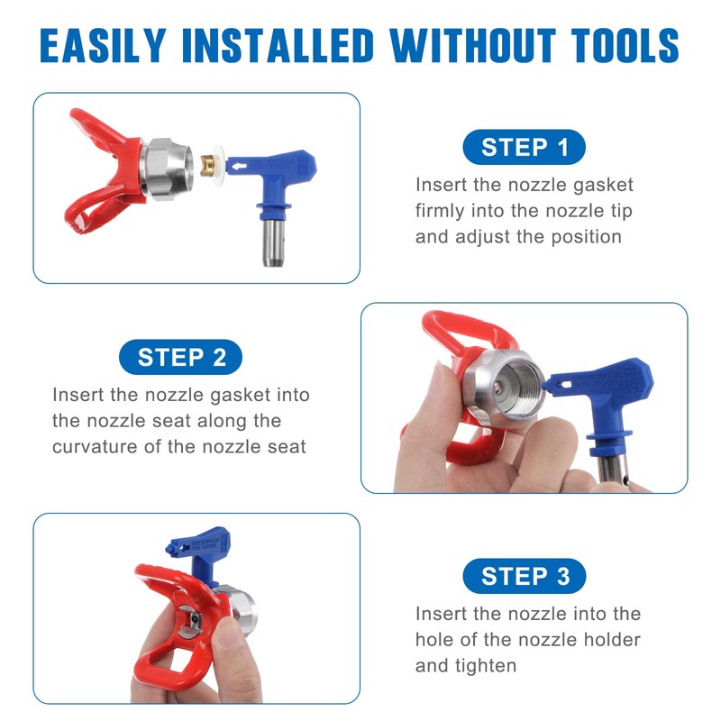sourcing map Seal Tip Gaskets, Airless Paint Sprayer Replace Gaskets