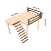Zerodis Wooden Hamster Platform for Wooden Hamster Climbing Toy, Guinea