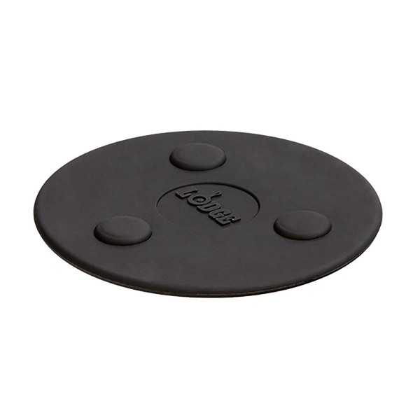 Lodge asmmtASMMT Imán – Salvamanteles, 14,6 cm de silicona, color negro