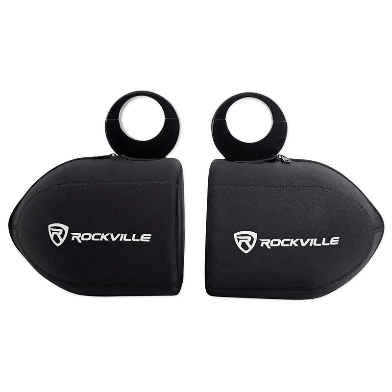 Rockville RWBC80 Neoprene Covers for 8" Marine Wakeboard Tower Speakers,