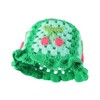Fiewmay Crochet Bucket Hat for Women Handmade Floral Hat Portable