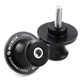 M6 Stand Mount Bobbins Repair Stand Swing Coils Mortor Bike for Benelli TRK 502 702 X Aprilia RS660 RSV4 MT09 MT10 MT25 R7 R1 R6 R9 FZ1 FZ6 FZ8 TRACER 7 9 GT XSR900 Teneree 700 (black)