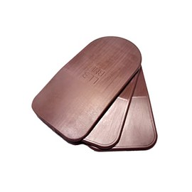 BML 3mm Heel Lifts, 3pk (Ladies Large, Red [Firm])