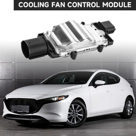 YOLLKY Módulo de control del ventilador de refrigeración del motor, compatible con Mazda 3 5, para Ford Focus Kuga, para Volvo v40 2012-2019, reemplaza la pieza 1137328464 1137328567
